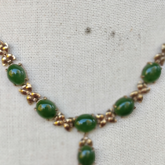 Antique jade necklace - Picture 12 of 12